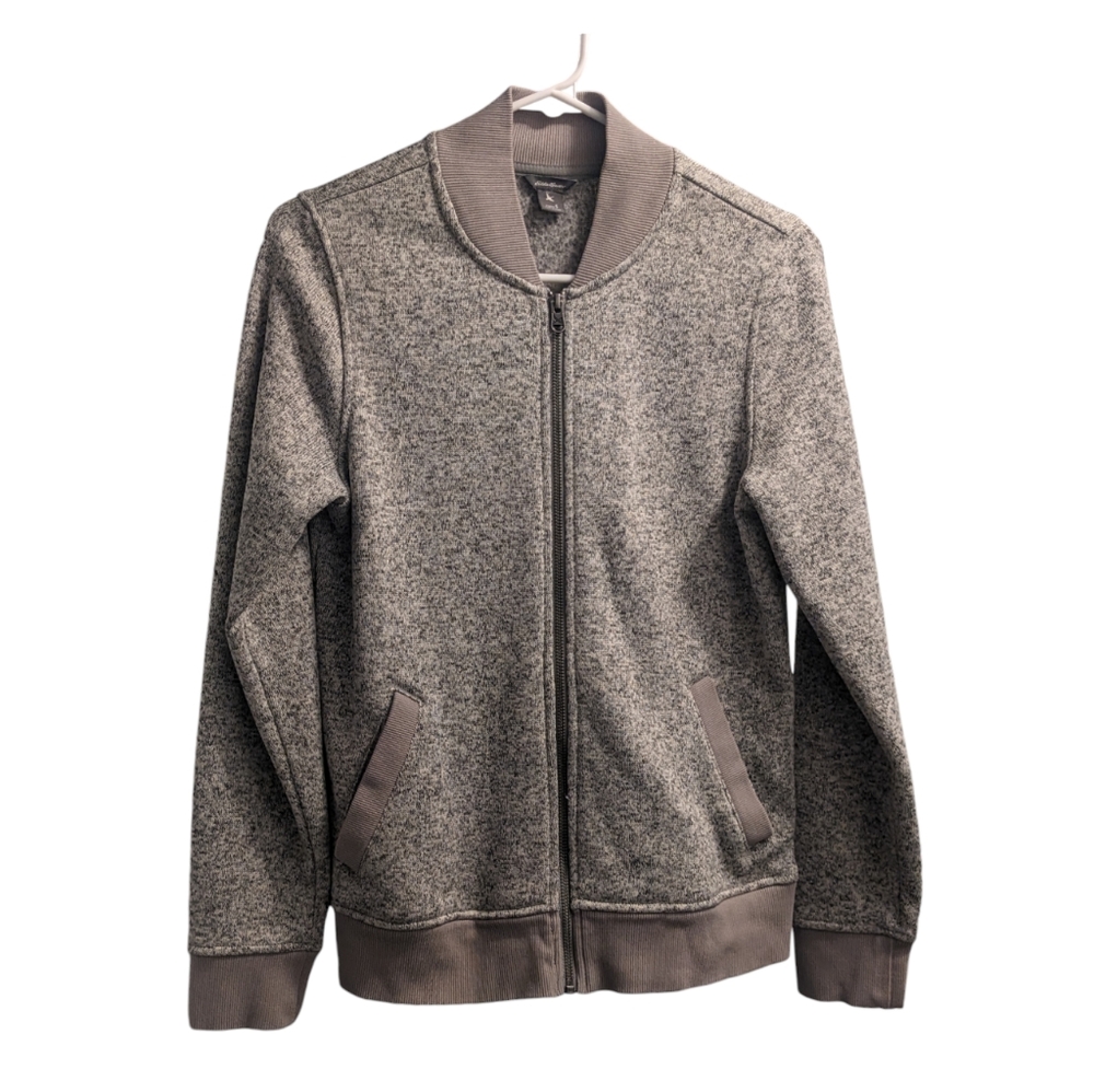 💥 Eddie Bauer Gray Zip Up S